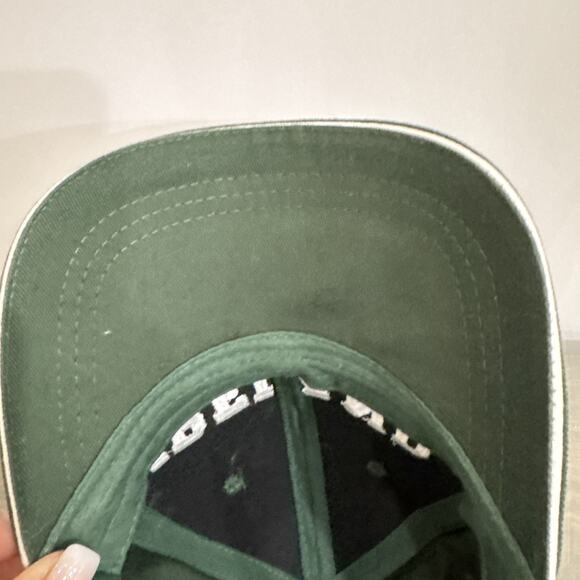 Green Baseball Cap Ireland Embroidered Hat Brass Adjustable Strap - Picture 9 of 10